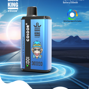Bang King30000Puffs  30K Smart Disposable 550 mAh Vapes Pen E Cigarette Prefilled  36ml 1.0 Meah coil Full Screen Turn Ice Wholesale Disposable