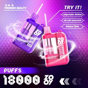 ZOOY TORNADO 18000 PUFF Disposable Vape In Sales